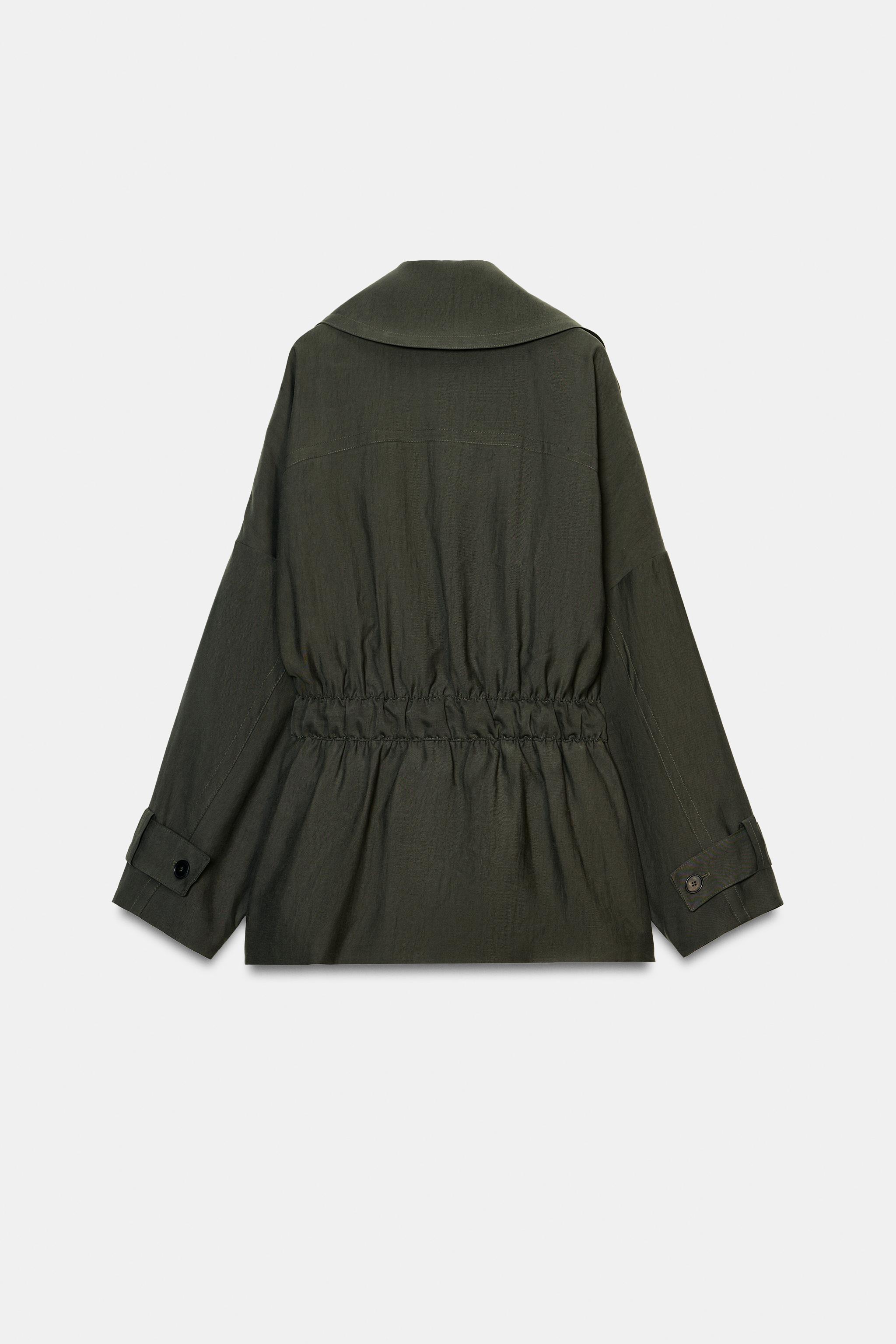 SHORT FLOWY TRENCH COAT ZW COLLECTION
